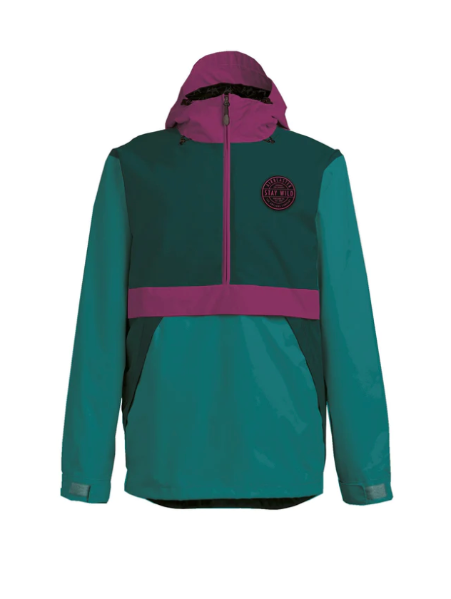 AirBlaster Trenchover Jacket Spruce Magenta