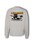 Lip Trix Boardshop: Hot Rod Crewneck - Grey Heather