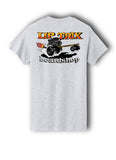 Lip Trix Shop Tee - Hot Rod - Ash - Gildan