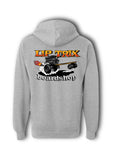 Lip Trix Boardshop: Hot Rod Hoodie - Grey Heather