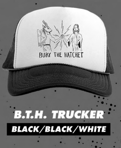 Thrasher Magazine X Toy Machine B.T.H. Trucker Hat