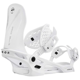 Arbor Spruce Snowboard Bindings 2025 - White