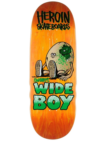 Heroin Skateboards: 10.75 Swampy's Wide Boy Deck