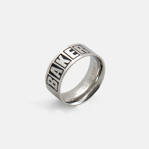 Baker Skateboards: Brand Logo Silver Ring