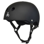 Triple 8: Sweatsaver Helmet - Black Matte w/White