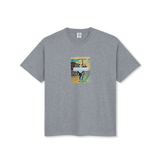 Polar Skate Co. Skeleton Kid Tee - Heather Grey