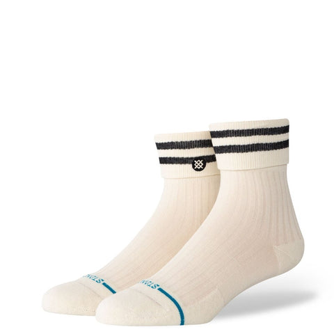 Stance Socks: Roll Cuff Quarter - Canvas