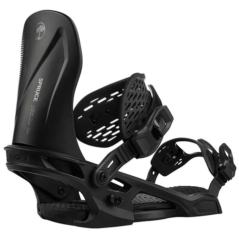 Arbor Spruce Snowboard Bindings 2025 - Black