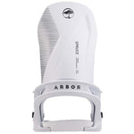 Arbor Spruce Snowboard Bindings 2025 - White