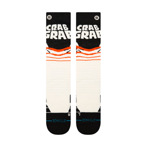 Stance Snow: Crab Grab Mid Polly - Cream