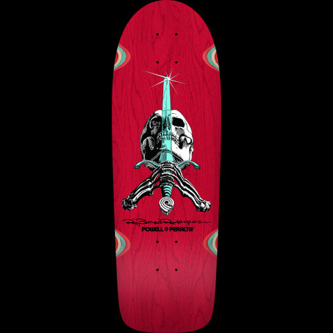 Powell Peralta: 10.0 OG Rodriguez Skull & Sword - Red Stain