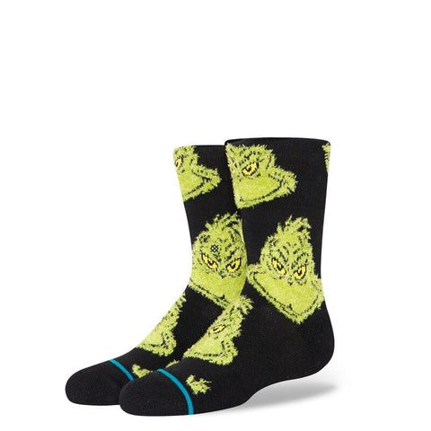 The Grinch Kids Mean One Cozy Polly Crew Socks