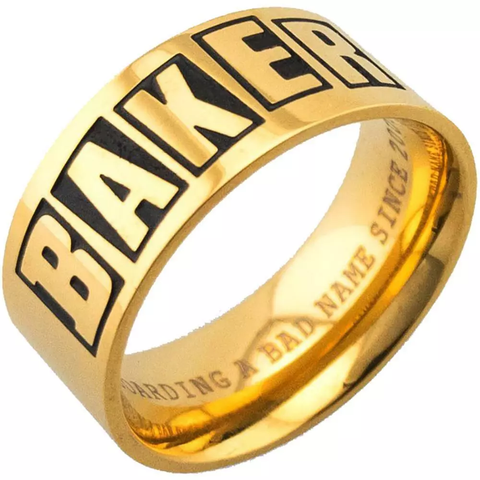 Baker Skateboards: Brand Logo Gold Ring