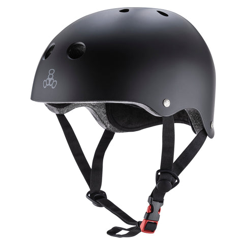 Triple 8: Dual Certified Helmet V2 - All Black Matte