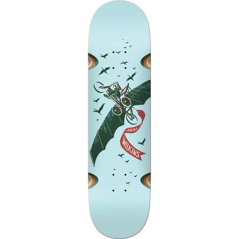 Real Skateboards: 8.75 Wilkins Transparent Deck