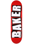 Baker Skateboards: Brand Logo White Deck