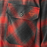 Dickies x Spitfire Flannel Shirt - Red Orche