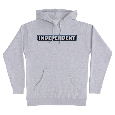 Independent Bar Logo Hoodie - Grey Heather