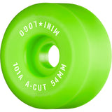 Mini Logo Wheels: A-Cut 101a - Green