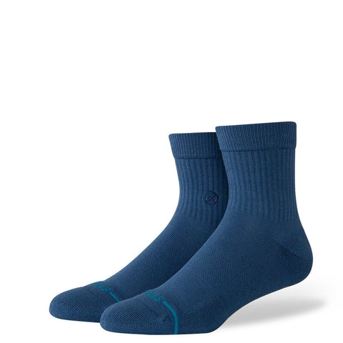 Stance Socks: Icon Quarter - Dark Royal