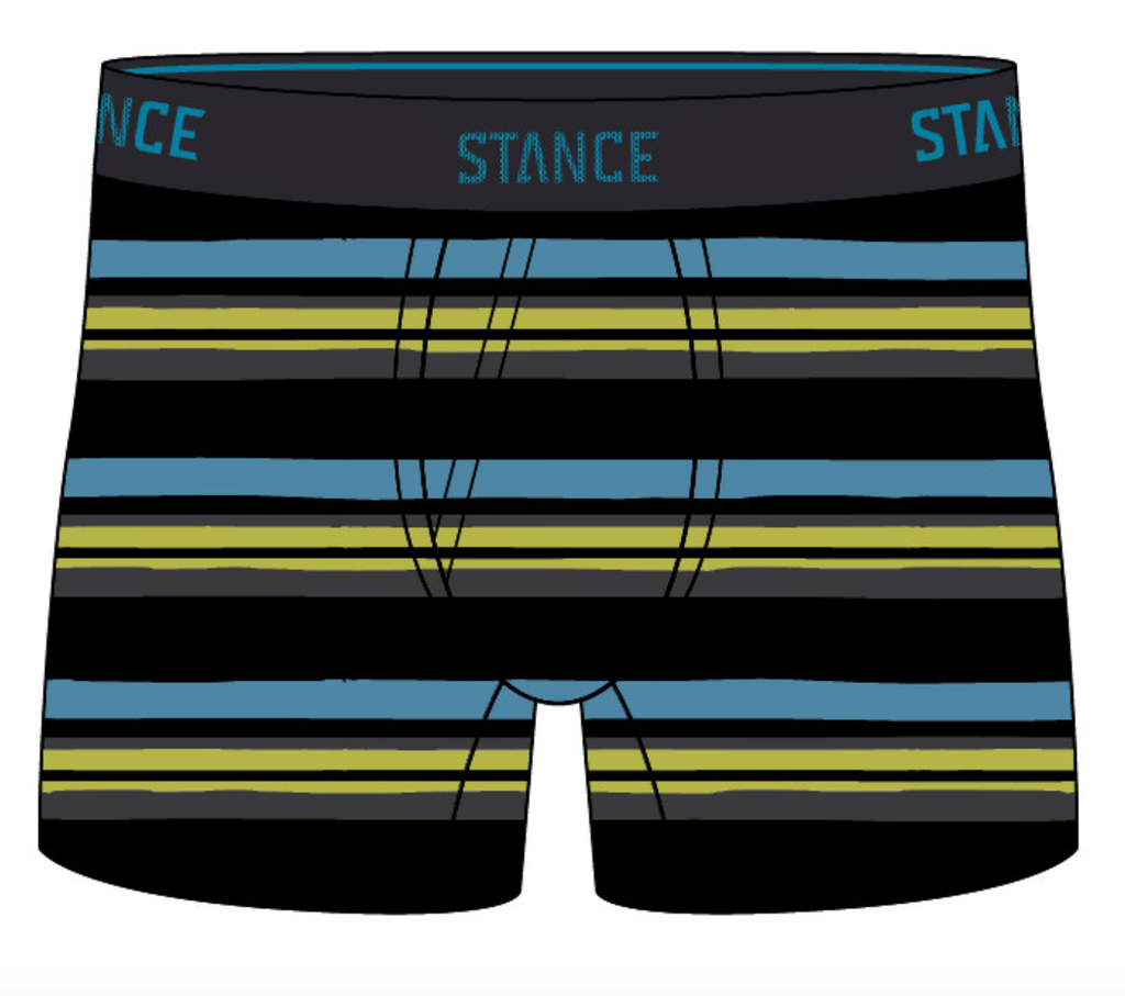 Stance Underwear: Lane Lines Wholester-Black – Lip Trix Boardshop